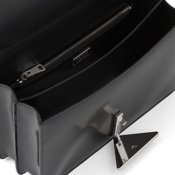 Prada Prada Brushed-Leather Bag Black NEW - Picture 3 of 4